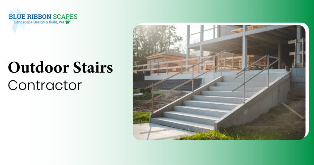 outdoor stairs construction